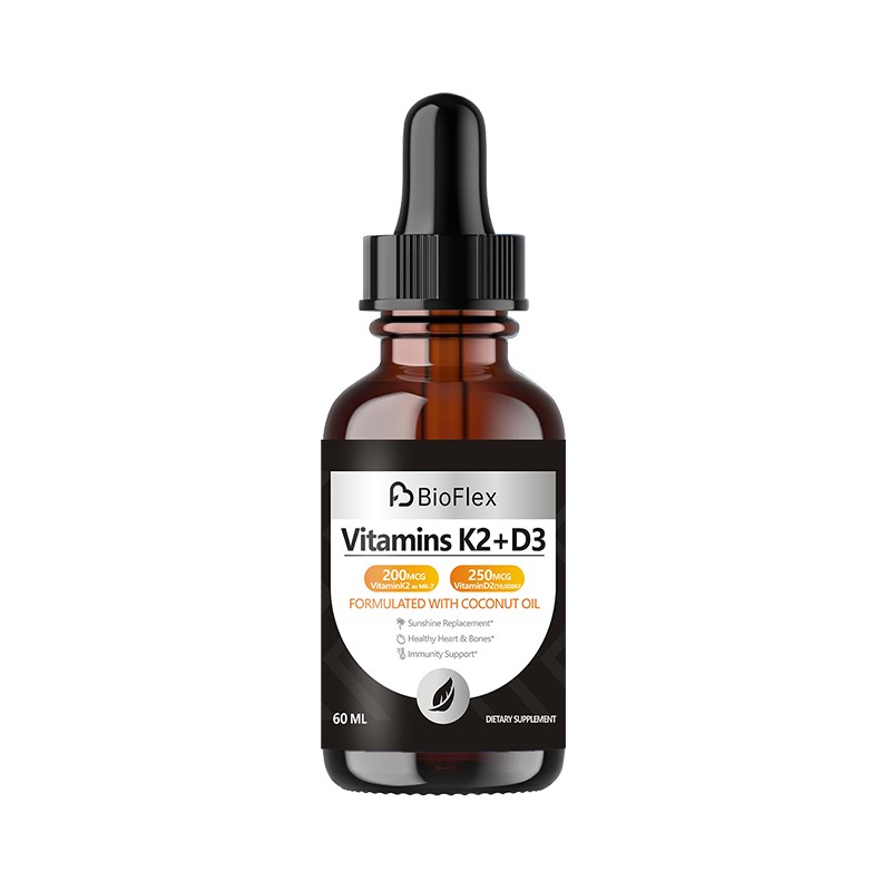 Vitamin D3 K2 Drops Factory - Flavor-Free Heart Health Immune