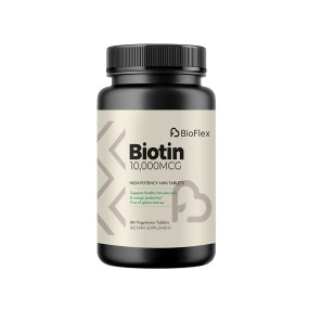 Biotin Tablets Manufacturer - 10000 MCG Vegetarian Hair Skin