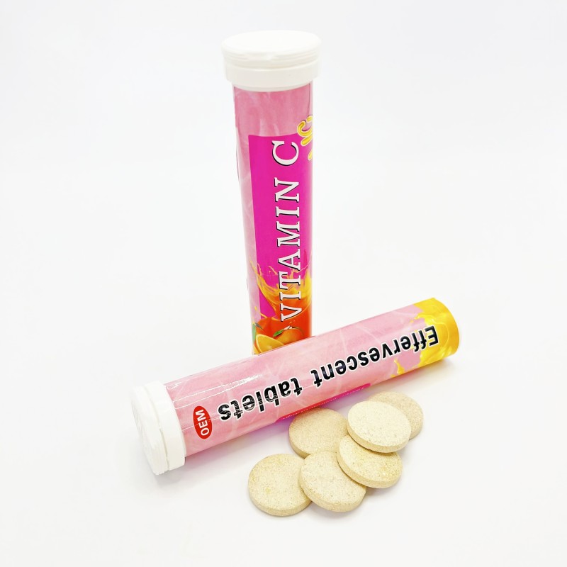 Vitamin C Effervescent Tablets Factory - Private Label 20 Tablets