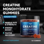 Creatine Monohydrate Gummy Factory - Vegan Weight Gain Candy