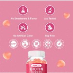 Biotin Gummies Supplier - OEM 10000mcg Keratin Collagen Hair Nails