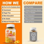 Turmeric Gummies Supplier - OEM Herbal Extract Ginger Black Pepper Joint