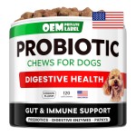 Dog Probiotics Chews Supplier - OEM Digestive Enzymes Gut Health Diarrhea
