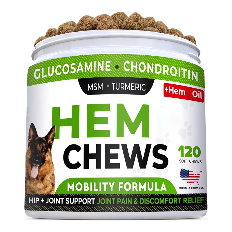 Dog Joint Chews Factory - OEM Hemp Glucosamine Chondroitin Mobility