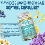 Magnesium Glycinate Softgels Manufacturer - OEM 500mg Muscle Heart Sleep Bone