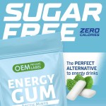 Energy Chewing Gum Manufacturer - OEM Mint Natural Caffeine Focus Boost