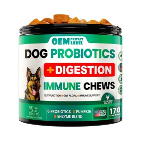 Dog Probiotics Chews Supplier - OEM Digestive Enzymes Allergy Relief