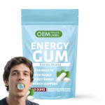 Energy Chewing Gum Manufacturer - OEM Mint Natural Caffeine Focus Boost