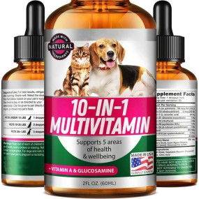 Pet Health Drops Factory - OEM 10:1 Glucosamine Liquid Multivitamin