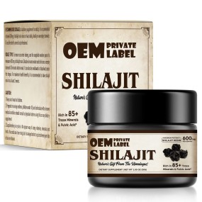 Shilajit Liquid Drops Factory - OEM Resin 85 Trace Minerals Fulvic Acid