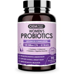 Women Probiotics Capsules Supplier - OEM Vaginal Enzymes Prebiotics Urinary