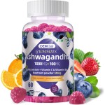 Ashwagandha Gummies Supplier - OEM 1000mg Vitamin D3 Magnesium B6