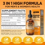 Hair Growth Drops Factory - OEM Pumpkin Seed Oil Saw Palmetto Prostate