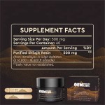 Shilajit Resin Factory - OEM 800mg Gold Grade Fulvic Acid Trace Minerals