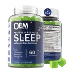 Sleep Aid Gummies Supplier - OEM Melatonin Free Relax Mood Lemon Flavor