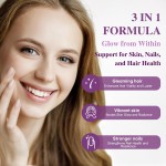 Biotin Capsules Manufacturer - OEM 10000mcg Collagen Keratin Hair Skin