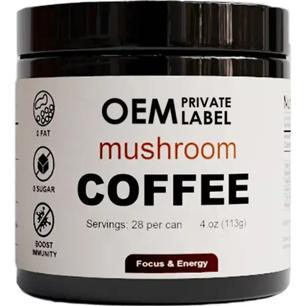 Mushroom Coffee Powder Manufacturer - OEM Organic Lions Mane Reishi Chaga