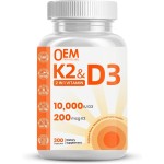 Vitamin D3 K2 Softgels Supplier - OEM 10000 IU 2 in 1 Bone Heart Immune