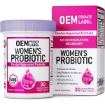 Probiotics for Women Manufacturer - OEM 50 Billion CFU 6 Strains Digestive