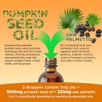 Hair Growth Drops Factory - OEM Pumpkin Seed Oil Saw Palmetto Prostate