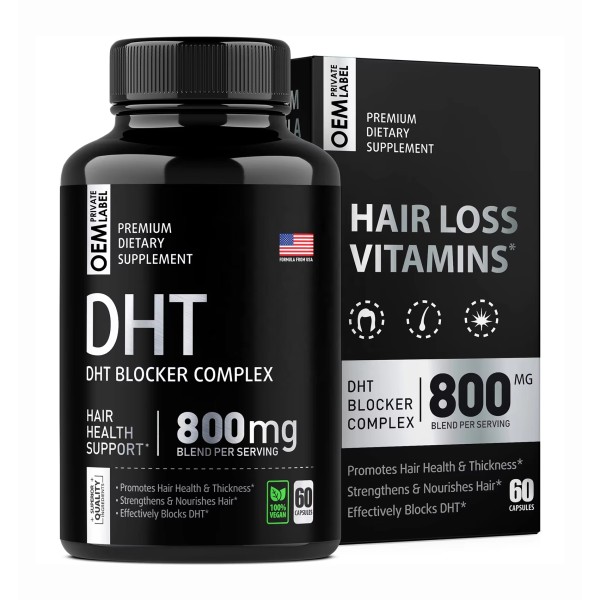 Hair Loss Capsules Factory - OEM DHT Blocker Biotin Saw Palmetto