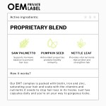 Hair Loss Capsules Factory - OEM DHT Blocker Biotin Saw Palmetto