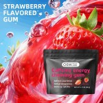 Energy Chewing Gum Factory - OEM Mint Strawberry Caffeine Focus