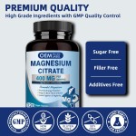 Magnesium Supplement Capsules Factory - OEM 400mg Citrate Sleep Muscle Heart