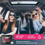 Energy Chewing Gum Factory - OEM Mint Strawberry Caffeine Focus