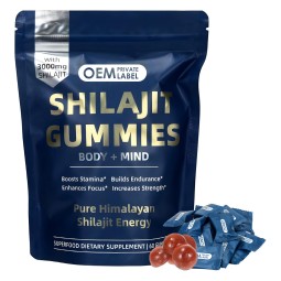 Shilajit Gummies Supplier - OEM Himalayan Ashwagandha Turmeric Energy