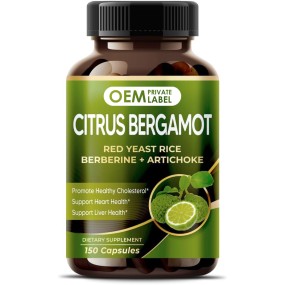 Citrus Bergamot Capsules Supplier - OEM Red Yeast Rice Garlic Cholesterol