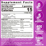 Magnesium Gummies Factory - OEM Center Filled Potassium Vitamin D3 B6