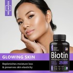 Biotin Capsules Manufacturer - OEM 25000mcg Hair Growth Collagen Keratin