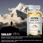 Shilajit Softgel Capsule Supplier - OEM Fulvic Acid Trace Minerals Energy