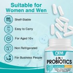 Probiotics Capsules Factory - OEM 120 Billion CFU Super Greens Digestive