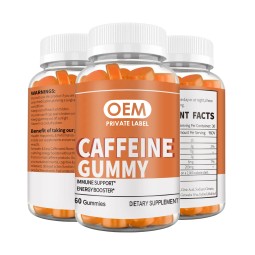Caffeine Gummies Supplier - OEM Soft Candy Energy Brain Exercise