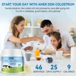 Bovine Colostrum Powder Factory - OEM 3000mg Immunity Gut Health Hair