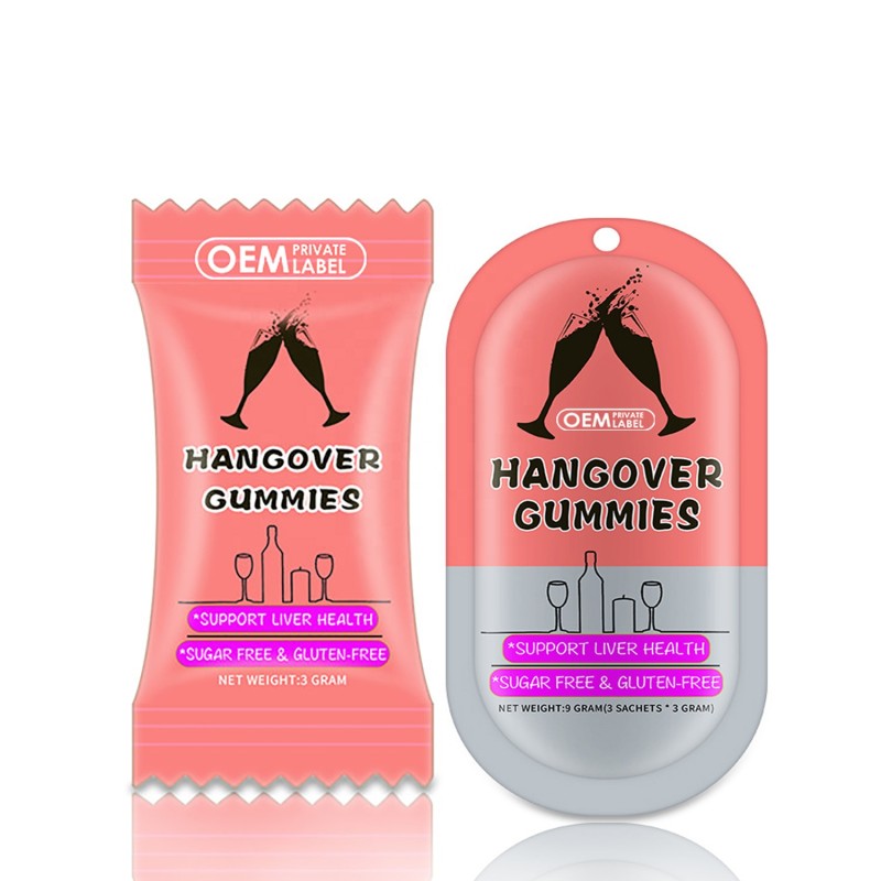 Hangover Gummies Supplier - OEM Vegan Liver Detox After Alcohol Remedy