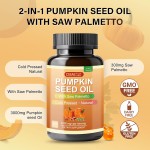Pumpkin Seed Oil Capsules Manufacturer - OEM Cold Pressed Saw Palmetto Hair