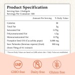 Pumpkin Seed Oil Capsules Supplier - OEM 3000mg 2 in 1 Hair Heart Skin