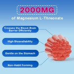 Magnesium Gummies Factory - OEM 2000mg L-Threonate Sleep Cognition Muscle