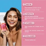 Biotin Gummies Supplier - OEM 10000mcg Keratin Collagen Hair Nails