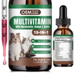 Pet Multivitamin Drops Supplier - OEM Glucosamine Omega 3 Biotin Joint
