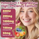 Ashwagandha Gummies Supplier - OEM 1000mg Vitamin D3 Magnesium B6