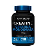 Creatine Monohydrate Capsules Factory - Keto Friendly 120 Capsules