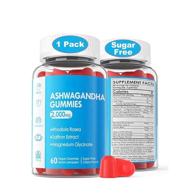 Ashwagandha Gummies Supplier - Sugar Free Vitamin D OEM