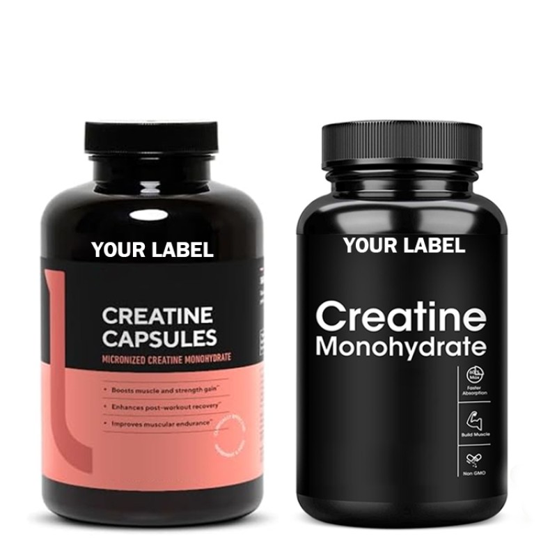 Creatine Capsules Factory - 500mg Vegan Monohydrate Custom