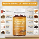 Mushroom Gummies Factory - Organic Brain Health Complex
