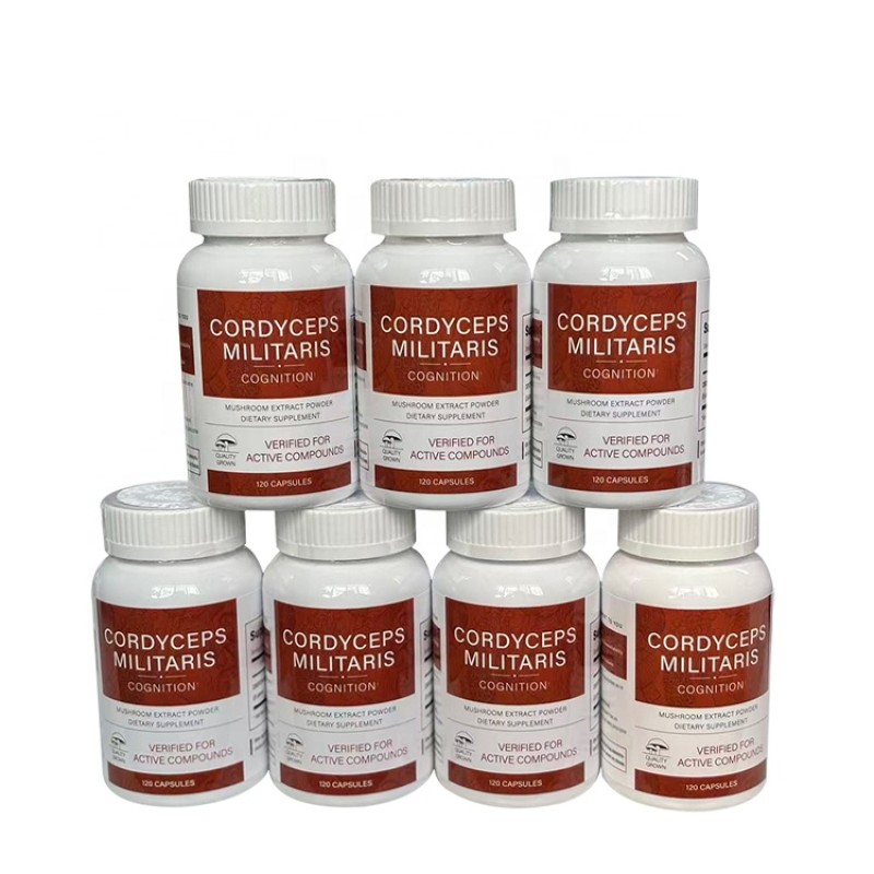 Cordyceps Capsules Factory - Vegan Mushroom 120 Counts