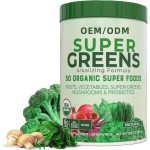Super Greens Powder Factory - OEM Natural Plant Veggie Superfood